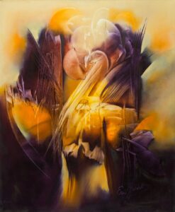 Sonar como uno mismo. Oleo sobre tela. 120 x 100 cm. Sound like yourself. Oil on canvas